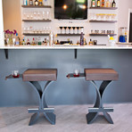 Grace Bar Stool + Pull Out Shelf