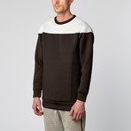 Strong Arm Crewneck Sweater // Black + White (XL)