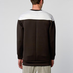 Strong Arm Crewneck Sweater // Black + White (S)