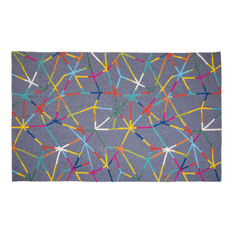 Bermuda Grey // Multi (2'L x 3'W)