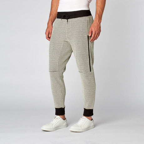 Waffle Knit Jogger // Black (S)