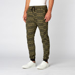 Knox Jogger // Olive + Black (L)