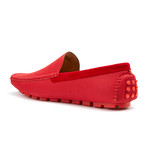 Pebbled Loafer // Red (US: 7.5)