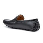 Crocodile Texture Loafer // Black (US: 10.5)