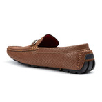 Contrast Stitch Bar Loafer // Camel (US: 10)