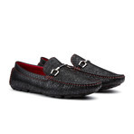 Contrast Stitch Bar Loafer // Black (US: 9.5)