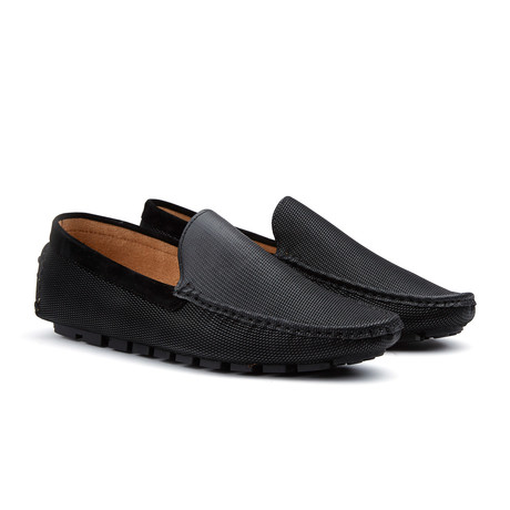 Pebbled Loafer // Black (US: 7)