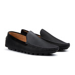 Pebbled Loafer // Black (US: 8)