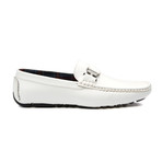 Buckle Strap Loafer // White (US: 8)