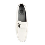 Buckle Strap Loafer // White (US: 8)