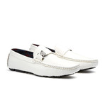 Buckle Strap Loafer // White (US: 8)