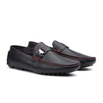 Buckle Strap Loafer // Black (US: 8.5)