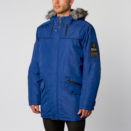 Hooded Rip Stop Jacket // Cadet (XS)