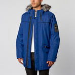 Hooded Rip Stop Jacket // Cadet (M)