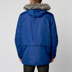 Hooded Rip Stop Jacket // Cadet (XS)