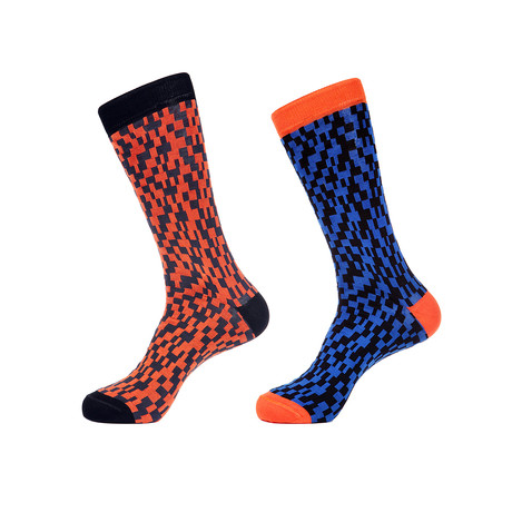 Digital Square Socks // Pack of 2