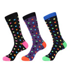 Polka Dot Socks // Pack of 3