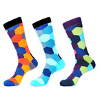 Geometric Socks // Pack of 3