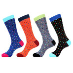 Micro Polka Dot Socks // Pack of 4