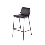 Sling Bar Stool (Walnut + Black)