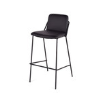 Sling Bar Stool (Walnut + Black)