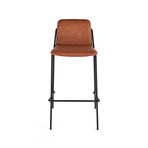 Sling Bar Stool (Walnut + Black)