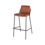 Sling Bar Stool (Walnut + Black)