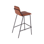 Sling Bar Stool (Walnut + Black)