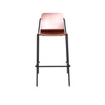 Sling Bar Stool (Walnut + Black)