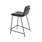 Sling Counter Stool (Walnut + Black)