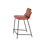 Sling Counter Stool (Walnut + Black)