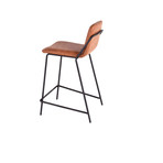 Sling Counter Stool (Walnut + Black)