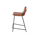 Sling Counter Stool (Walnut + Black)