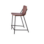 Sling Counter Stool (Walnut + Black)