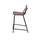 Sling Counter Stool (Walnut + Black)