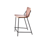 Sling Counter Stool (Walnut + Black)