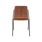 Sling Chair (Walnut + Black)