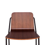 Sling Chair (Walnut + Black)