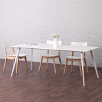 Airfoil Table // 79" (White)