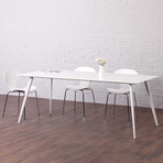 Airfoil Table // 71" (White)