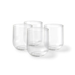 Large Glass // Set of 4 // Crudo (Transparent)