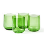 Large Glass // Set of 4 // Crudo (Transparent)