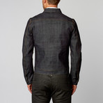 #530, Pivot Jacket // Raw Deep Indigo (L)