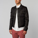 #530, Pivot Jacket // Coated Black (M)