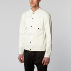 The Dusk Denim Jacket // White (M)