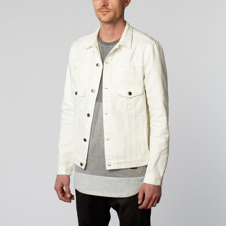 The Dusk Denim Jacket // White (S)