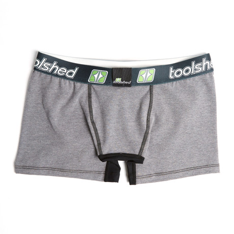 Micro Shed Dri Release Brief Short // Grey (XS)