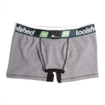 Micro Shed Dri Release Brief Short // Grey (XS)