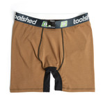 Half Shed Dri Release Boxer Brief // Coyote Brown (XS)