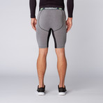 3/4 Shed Dri Release Short // Grey (XS)